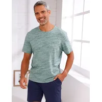 Sieh an! Schlafanzugshirt in salbei-meliert | Gr.: 48/50