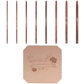KnitPro Häkelnadel Symfonie Rose 3,5–8 mm 8 St.