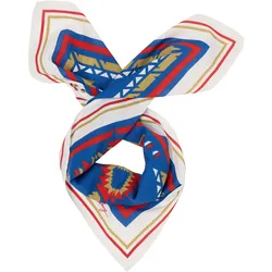 Schal MUSTANG "Damen Style Sunset Boulevard Bandana", Damen, Gr. one-size, bunt, Strick, 100% Modal, casual, Modetücher