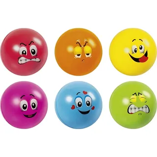 Brunnen 1027357 Stressball 6 Motive/Farben sortiert