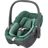 Maxi-Cosi Pebble 360 i-Size Babyschale Drehbar, Neugeborenen Autositz 360 Grad, 0–15 Monate (40–83 cm), Drehung mit einer, ClimaFlow, Easy-In-Gurt, G-CELL Seitenaufprallschutz, Essential Green