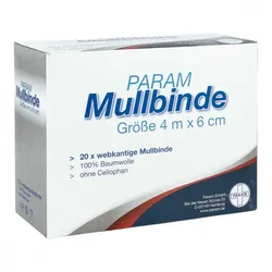 Mullbinden 6 cmx4 m unverpackt