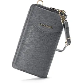lazarotti Bologna Leather Geldbörse grau