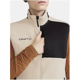 Craft ADV Explore Pile Fleeceweste Ecru/Black XXL