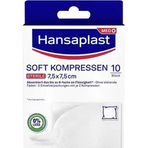 BEIERSDORF Soft Kompressen 7,5 x 7,5 cm