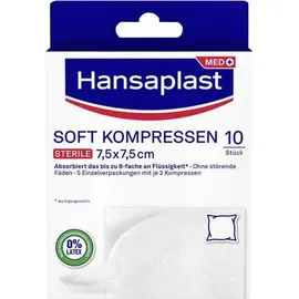 BEIERSDORF Soft Kompressen 7,5 x 7,5 cm