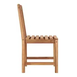 vidaXL Gartenstuhl 48 x 49 x 90 cm braun 2 St.