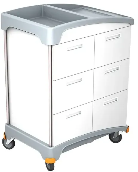 ComfortSplast Hotelwagen III-6 inkl. geräumigen Gehäuse mit 6 Schubladen