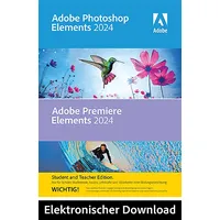 Adobe Photoshop & Premiere Elements 2024 Student Mac | [Multiplattform]