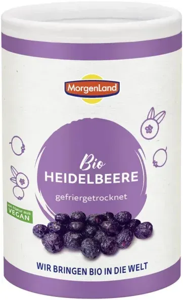 MorgenLand Wilde Heidelbeeren gefriergetrocknet bio