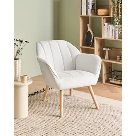 Beliani Sessel Torud Stoff 0 x 0 x 0 cm Weiß