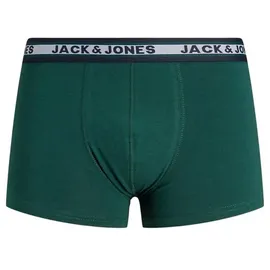 JACK & JONES Solid Trunks grey/dark grey melange L 10er Pack