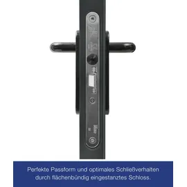 Hörmann H8-5 LA links 100 x 200 cm anthrazitgrau