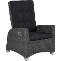 LC Garden »Barcelona« Gartensessel grau-mix Loungesessel verstellbar