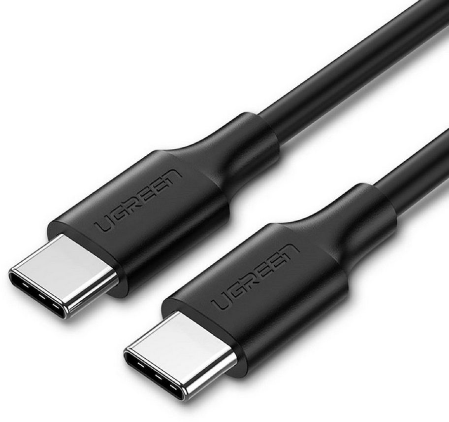 UGREEN USB Type C Lade- und Datenkabel Power Delivery und Quick Charge 3A 3m Smartphone-Kabel schwarz