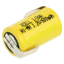 XCell 5x XCell Akku 1/2 AA 1,2V 600mAh + LF Z-Form X1/2AA