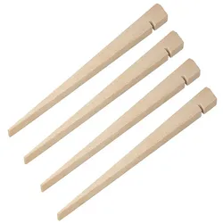 ProPlus 364854 Satz Zeltheringe 40cm Holz 4 teilig Zelt Zubehör