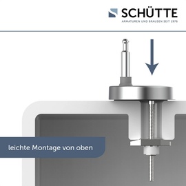 Schütte WC-Sitz Duroplast Grey doppelte Absenkautomatik und Schnellverschluss