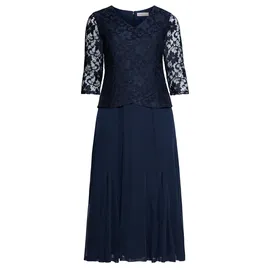 sheego Etuikleid Blau 50