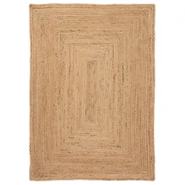 carpetfine Nele Juteteppich 60 x 100 cm beige