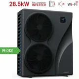 Zealux 28.5 kW INVERBOOST PBS Pool-Wärmepumpe -Doppellüfter