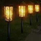 1 Stück Solarleuchten Garten, Solarlampen für Außen Garten, LED Solar Gartenleuchten Gartenlicht Deko Solar Laterne Wasserdicht IP65 für Außen...