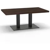 big möbel gmbh Gastro Loungetisch 120 x 80 x 45 cm Walnuss