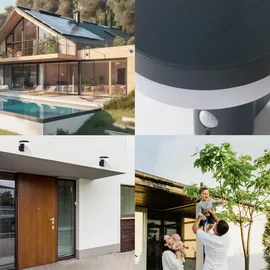 Kobi LED Solaria 3 5.5W 4000K IP44 - Schwarz