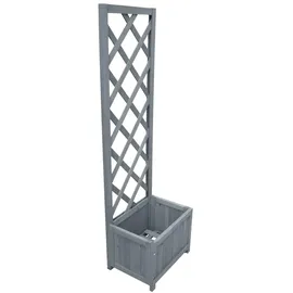 vidaXL Spalier mit Blumenkasten 40 x 30 cm Tanne