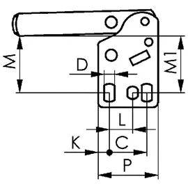AMF Spannzange Kunststoff/Stahl Gr. 2