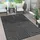 Paco Home Outdoor Teppich wetterfest Boho & Skandi 3d-optik für Balkon, Garten, 60x100 cm, Anthrazit 4