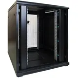 danicom - 18 HE 19” Serverschrank, mit perforierter Fronttür (BxTxH) 800 x 1000 x 1000 mm