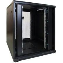 danicom - 18 HE 19” Serverschrank, mit perforierter Fronttür (BxTxH) 800 x 1000 x 1000 mm