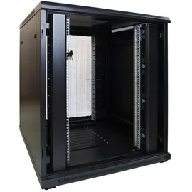 danicom - 18 HE 19” Serverschrank, mit perforierter Fronttür (BxTxH) 800 x 1000 x 1000 mm