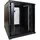 danicom - 18 HE 19” Serverschrank, mit perforierter Fronttür (BxTxH) 800 x 1000 x 1000 mm