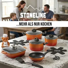 STONELINE Kochgeschirr-Set 15-tlg. 18 cm rund + 20 cm rund + 24 cm rund