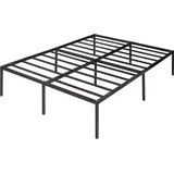 [en.casa] Metallbett Vårdö 140x200 cm Schwarz