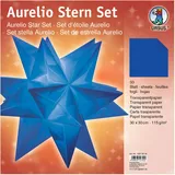 Ursus Faltblätter Aurelio Stern Transparentpapier 115 g/qm 30 x 30 cm 33 Blatt blau