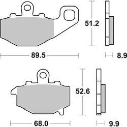 Brembo S.p.A. Bremsbeläge Carbon Keramik - 07KA1617