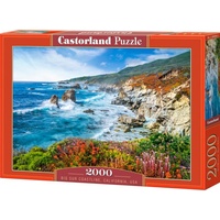 Castorland Landrätsel Sur, Coastline Kalifornien USA 2000 det. (2000 Teile)