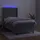 vidaXL Boxspringbett mit Matratze & LED Hellgrau 100x200 cm Samt