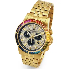 Louis XVI Majeste Iced Out Edelstahl 43 mm LXVI1120