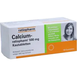 Calcium-Ratiopharm 500 mg Kautabletten 100 ST