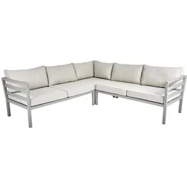 Brafab Weldon Ecklounge-Set 226x226cm Aluminium khaki