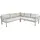 Brafab Weldon Ecklounge-Set 226x226cm Aluminium khaki