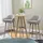 Homcom Barhocker 55 x 48 x 100 cm Beige