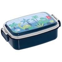 sigikid Lunchbox Lunchbox 18 x 9 x 5 cm, Material-Mix, (1-tlg), Spülmaschinengeeignet, Motiv-Deckel mit der Hand spülen blau