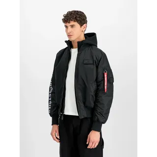 Alpha Industries MA-1 D-Tec SE Jacke Black/Reflective M 