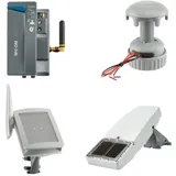 Hunter Wireless Valve Link System; Funk System für Magnetventile; Solar Repeater und Solarpanel für WVL (Hunter Wireless Valve Link System: WVOM - Wireless Valve-Output-Modul)