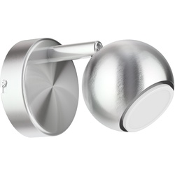 ledscom.de Wand-Leuchte TAURI, einflammig inkl. GU10 LED Lampe, warmweiß, 3-Stufen Dimmen ohne Dimmer mit Lichtschalter: 500lm / 270lm / 500lm